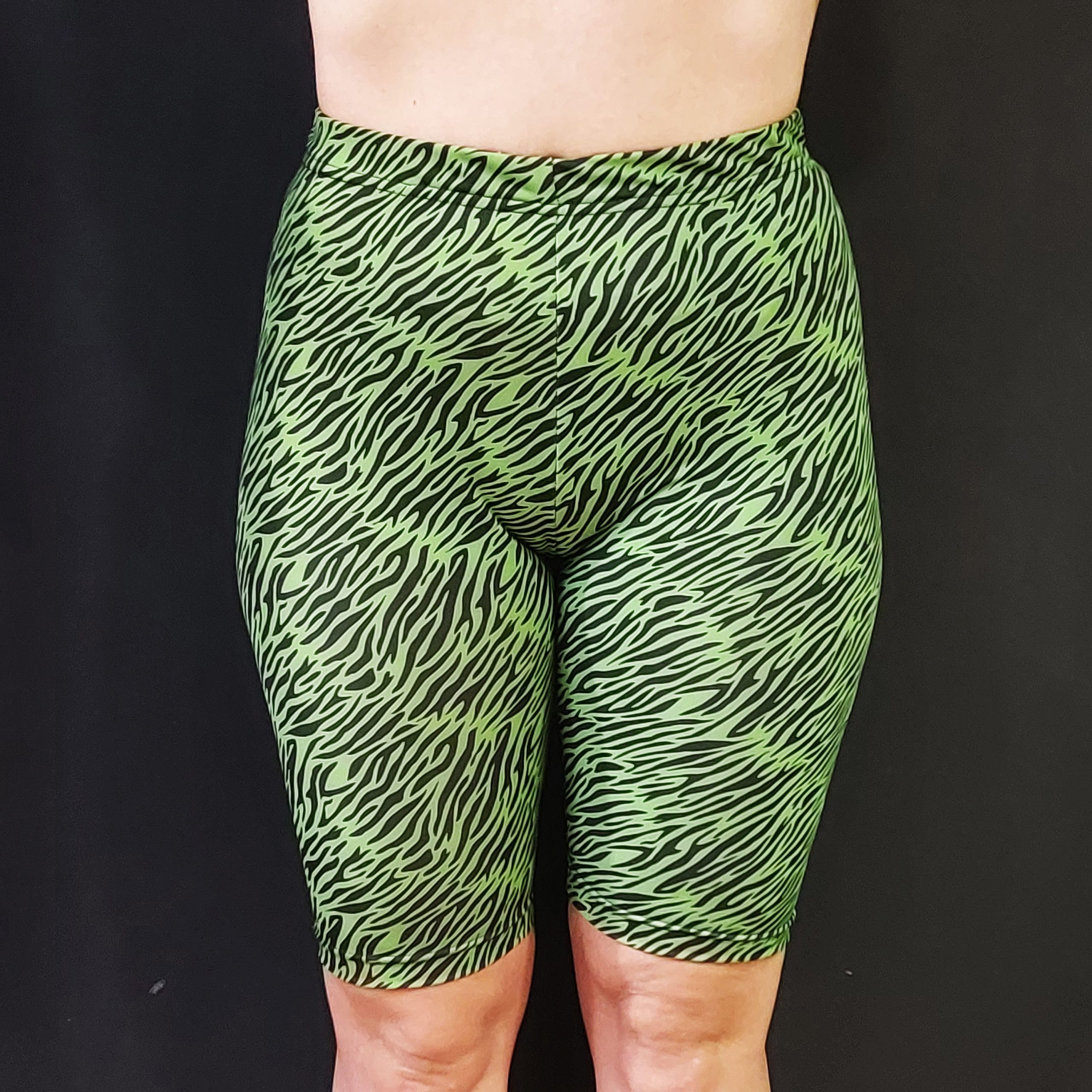 bikers kolan zebra green